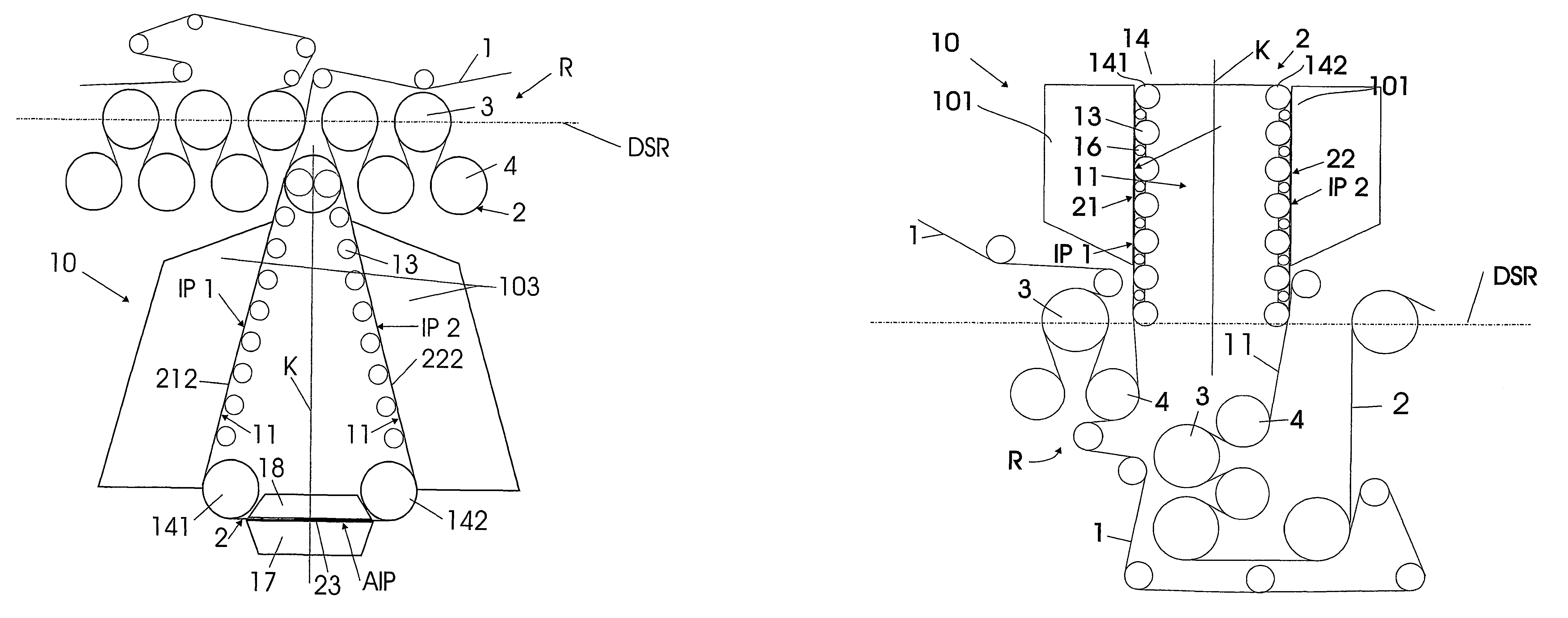 Impingement drying unit and a dryer section