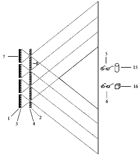 Dual-view 3D display device and method