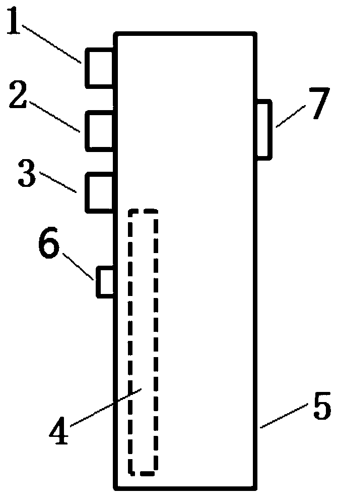 Forehead temperature detection system with detection position judgment and temperature compensation functions