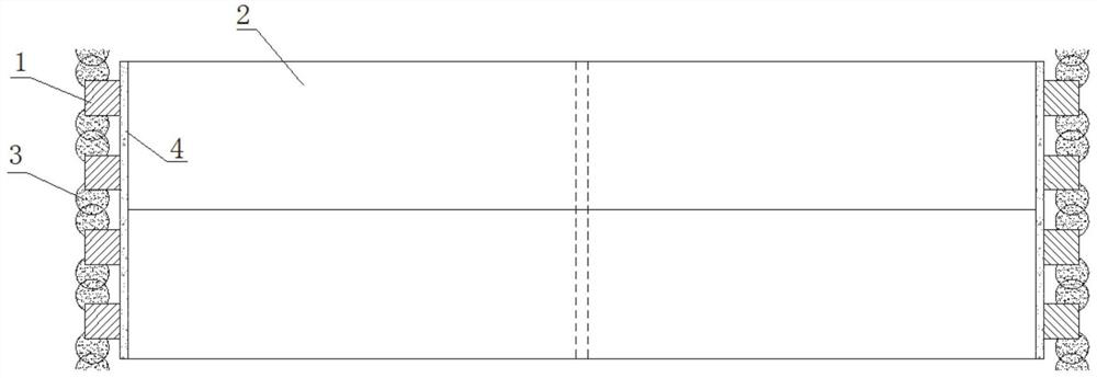 Subway open cut section prefabricated box culvert overlapping structure and construction method thereof