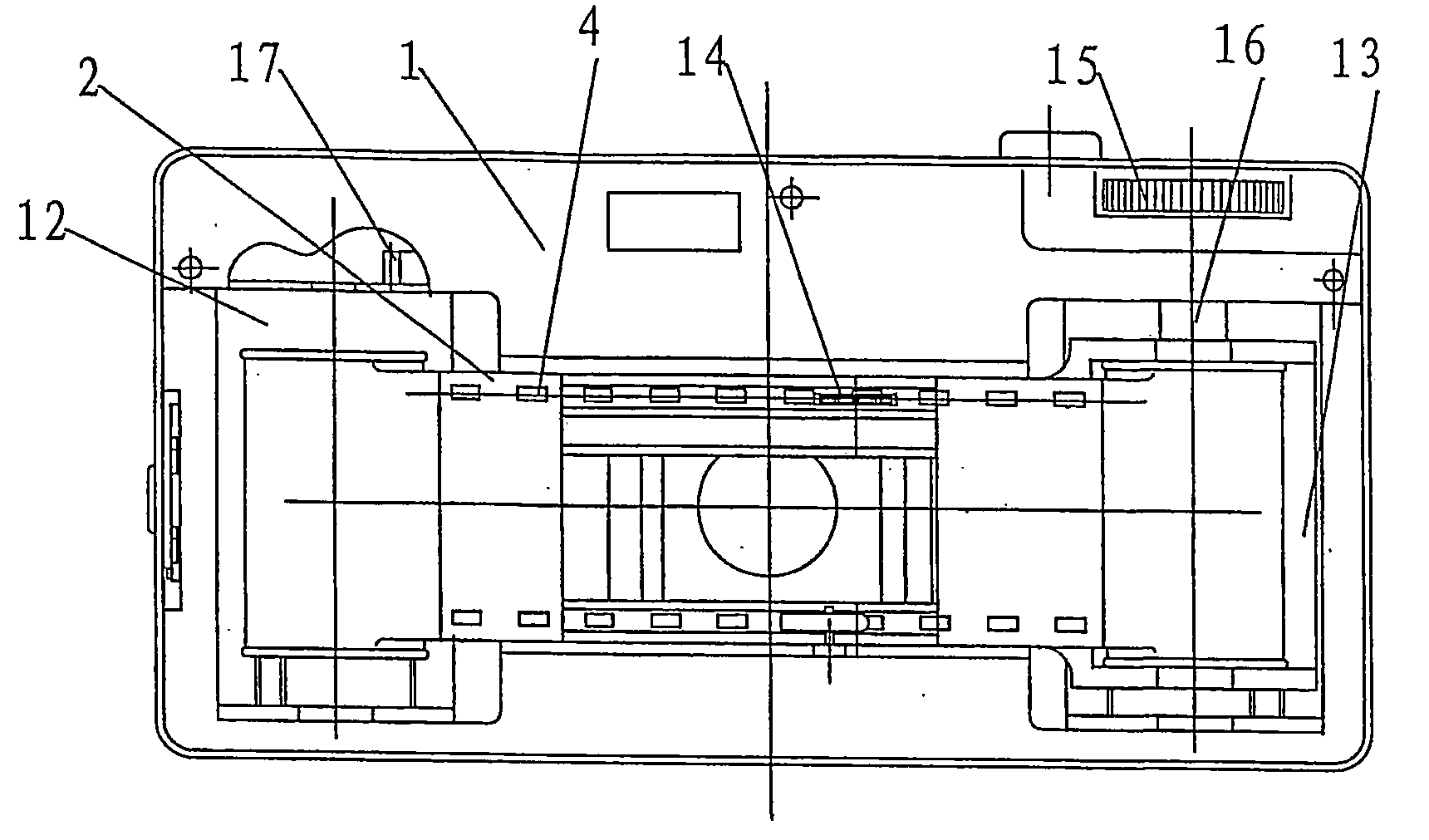 Imaging system for producing double exposure composite images and application thereof