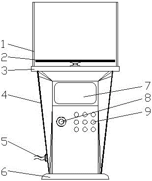 Showing device for flower appreciation