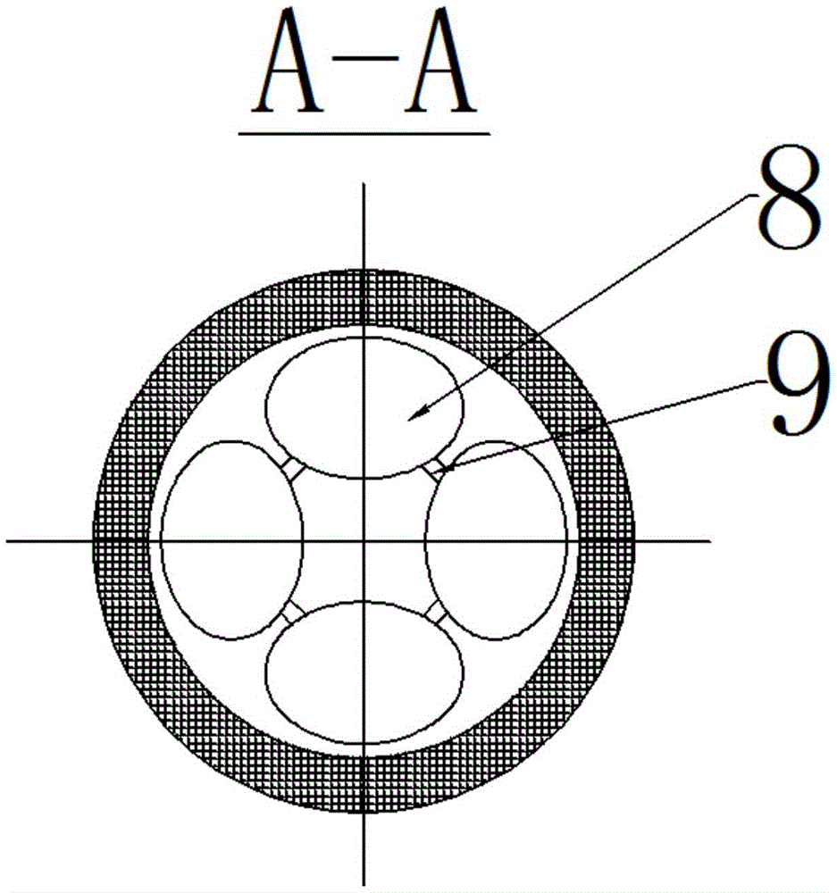 Electromagnetic induction thermal decomposition furnace