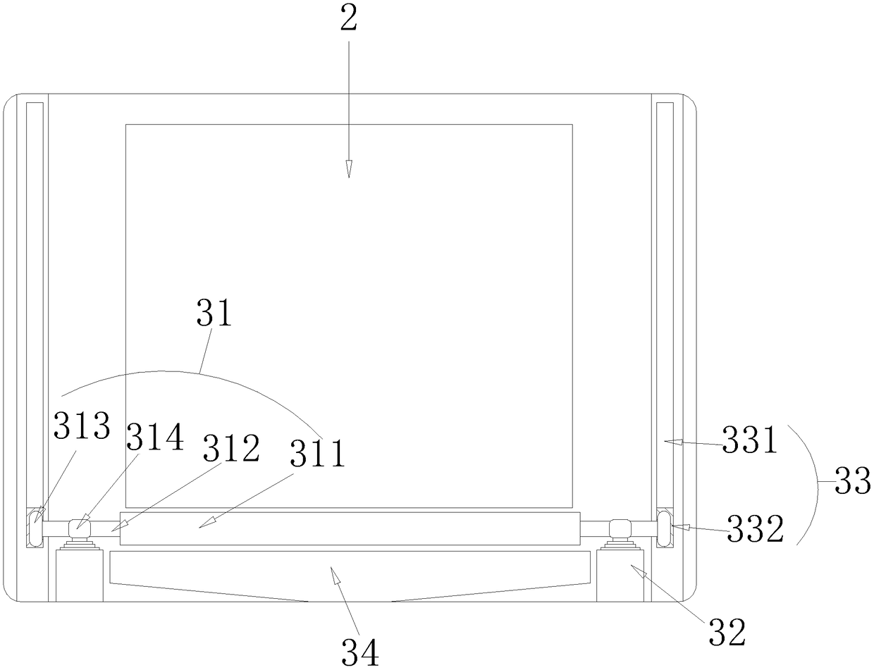 Machine box type wood carving machine based on static electricity for keeping visual window cleaning