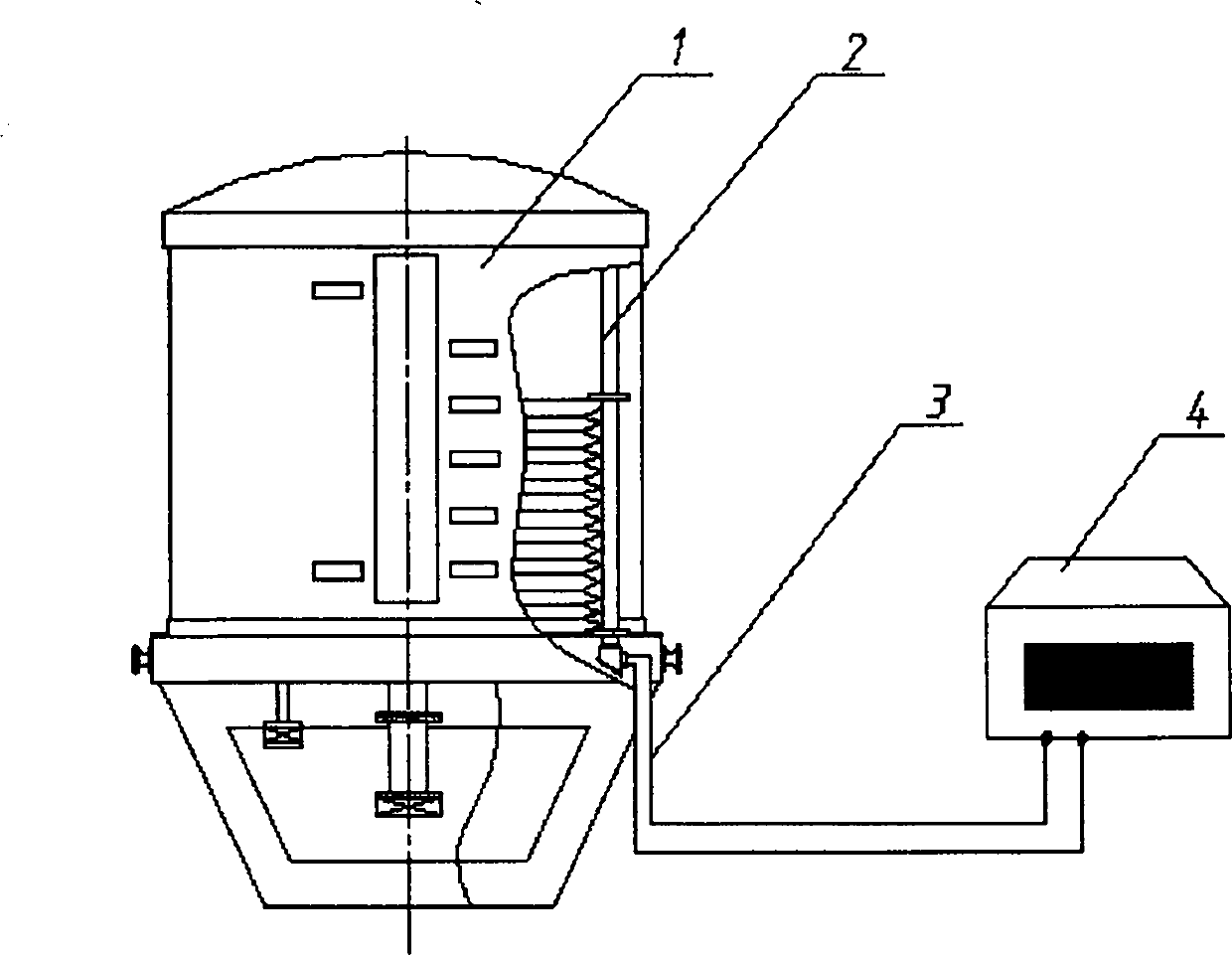 Intelligent inner-oil type metal bellows expansion oil conservator