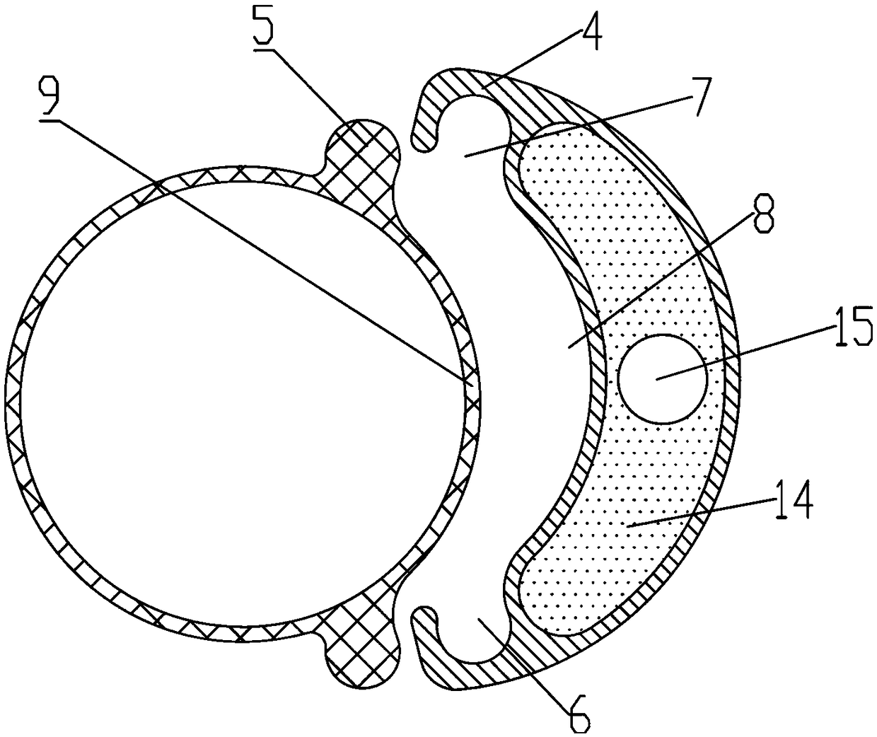 Visual surgical assembly and corresponding endoscope