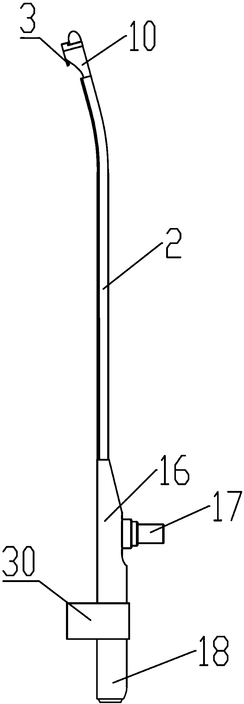 Visual surgical assembly and corresponding endoscope