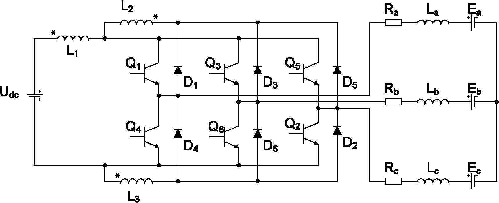 Inverter module for controlling brushless direct current (DC) motor