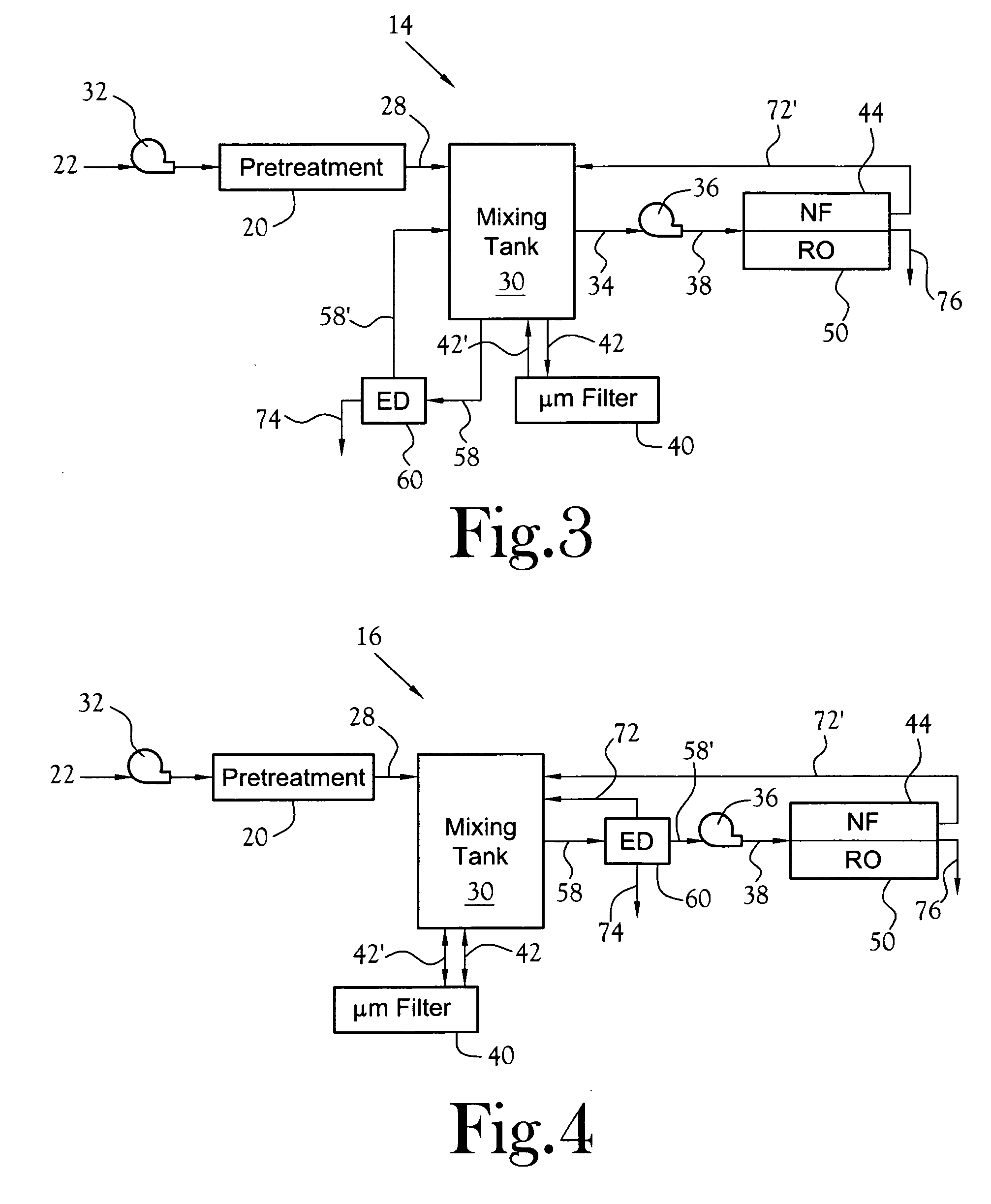 Integrated electro-pressure membrane deionization system