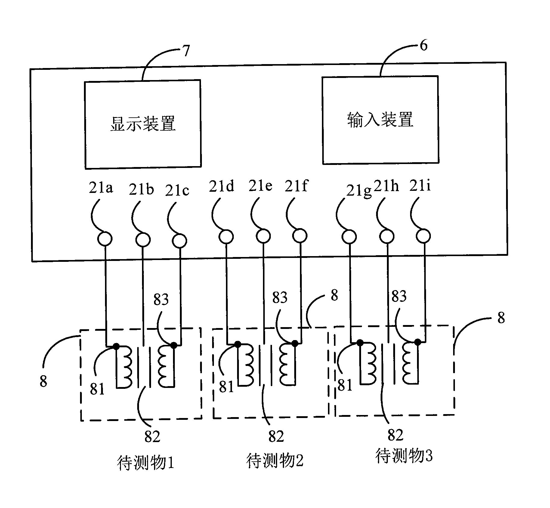 High-voltage multi-point testing equipment and method with main and auxiliary steps