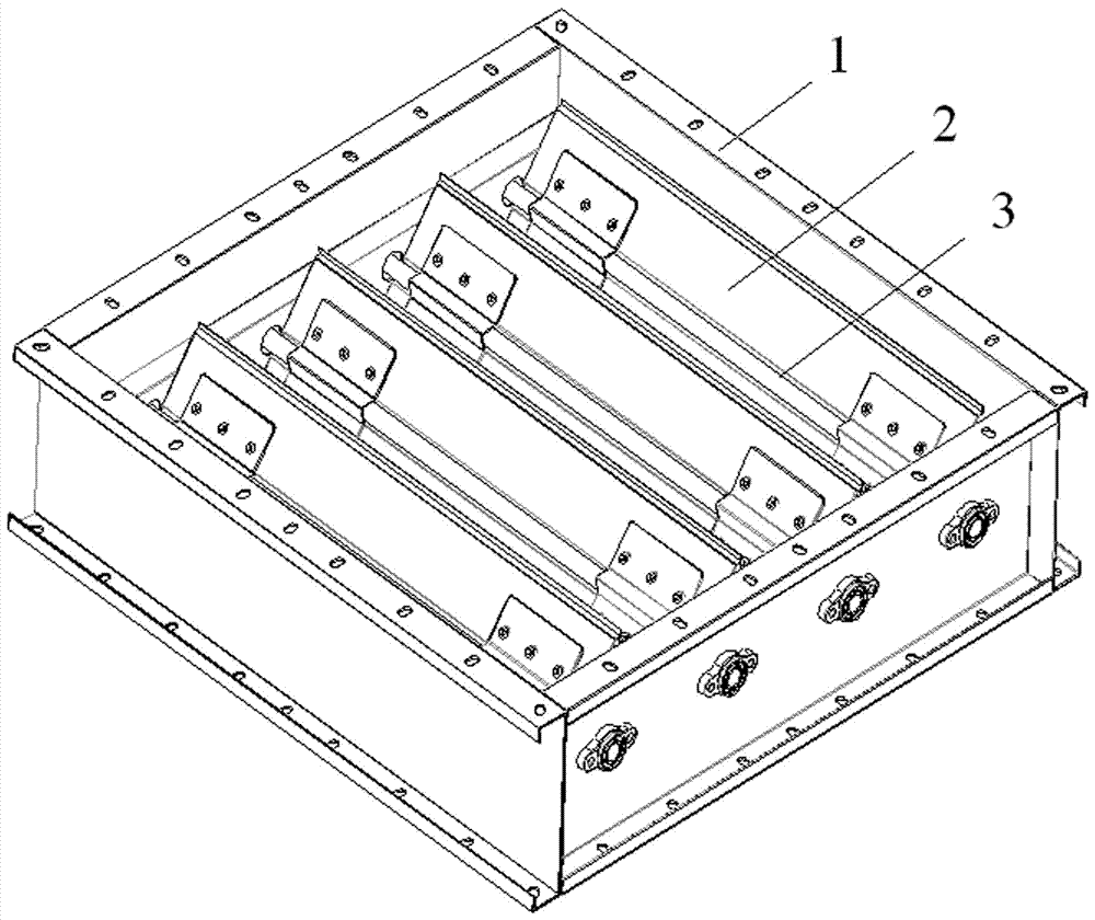 A multi-blade airtight air valve