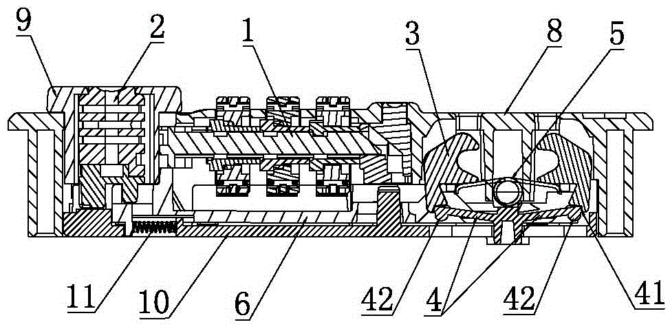 Zipper-type coded lock