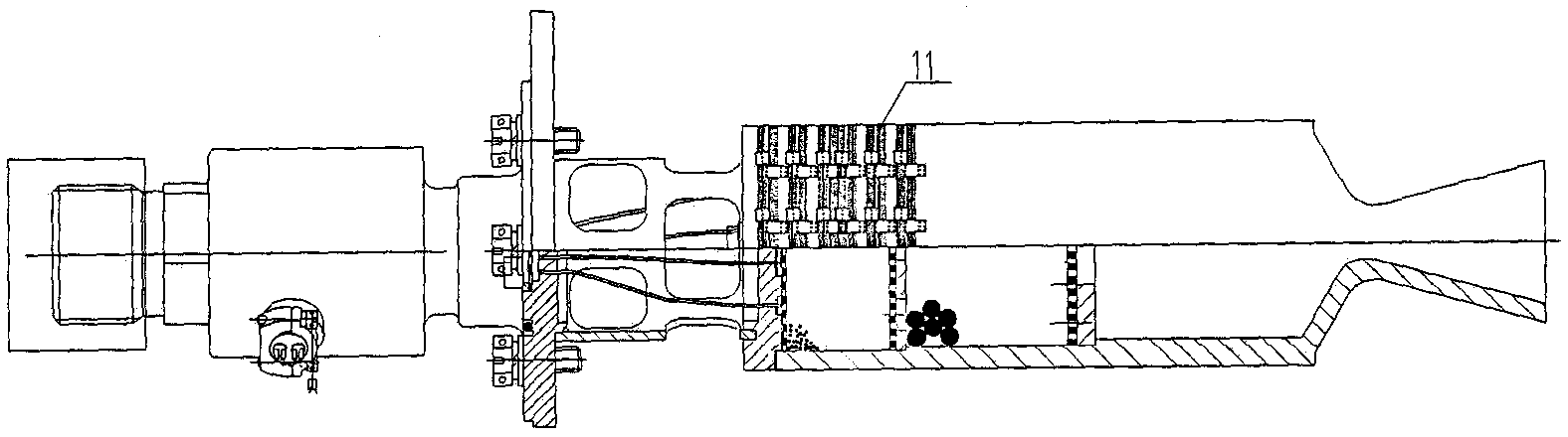 A monocomponent engine with non-toxic unit propellant