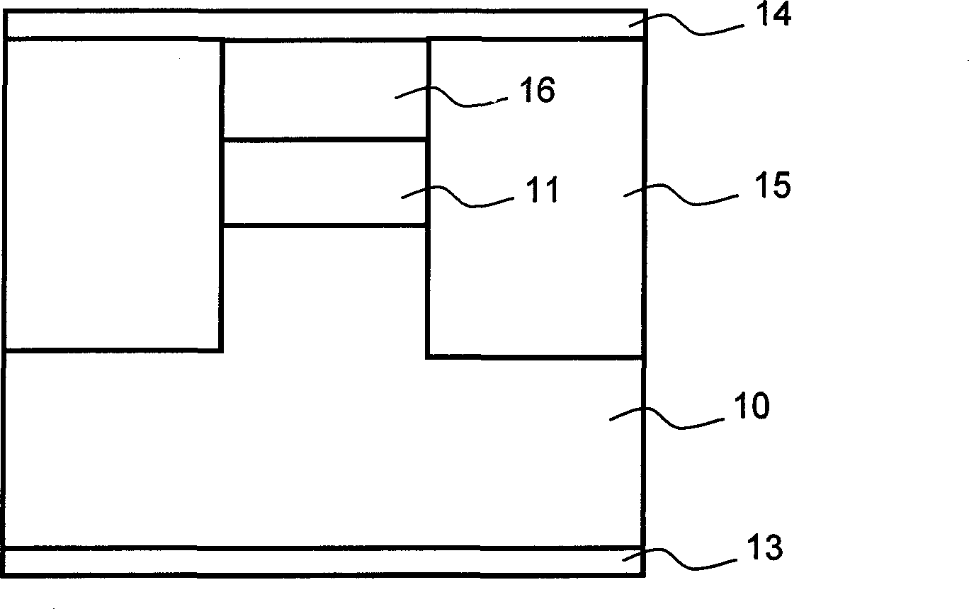 Opto-electronic device comprising a laser integrated with a modulator and method of fabrication thereof