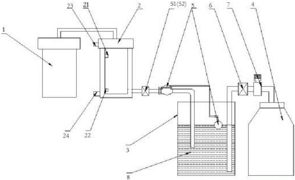 Wine steaming and receiving device of distilled wine