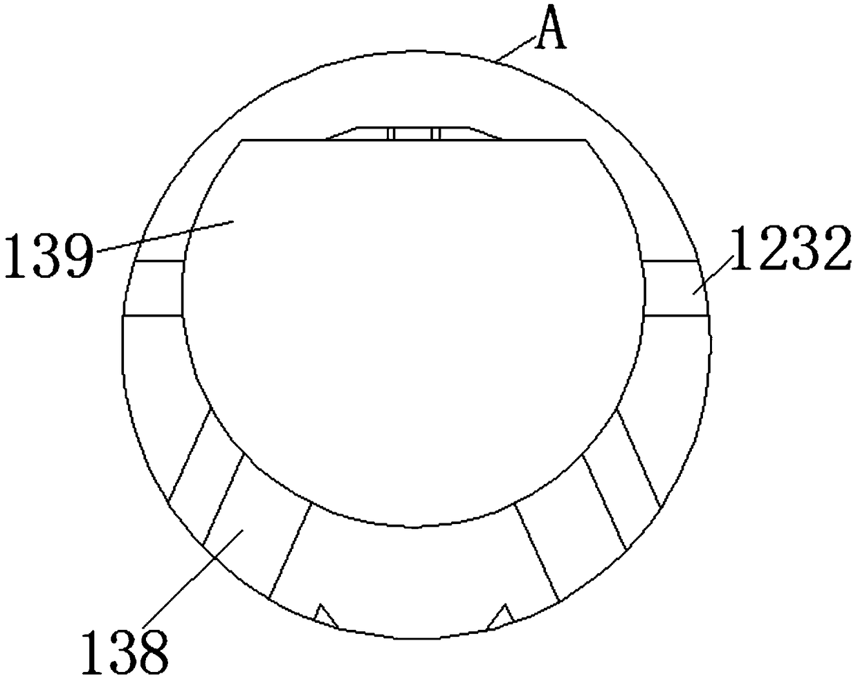 Petroleum pipeline dismounting equipment capable of saving labor power for petroleum transportation