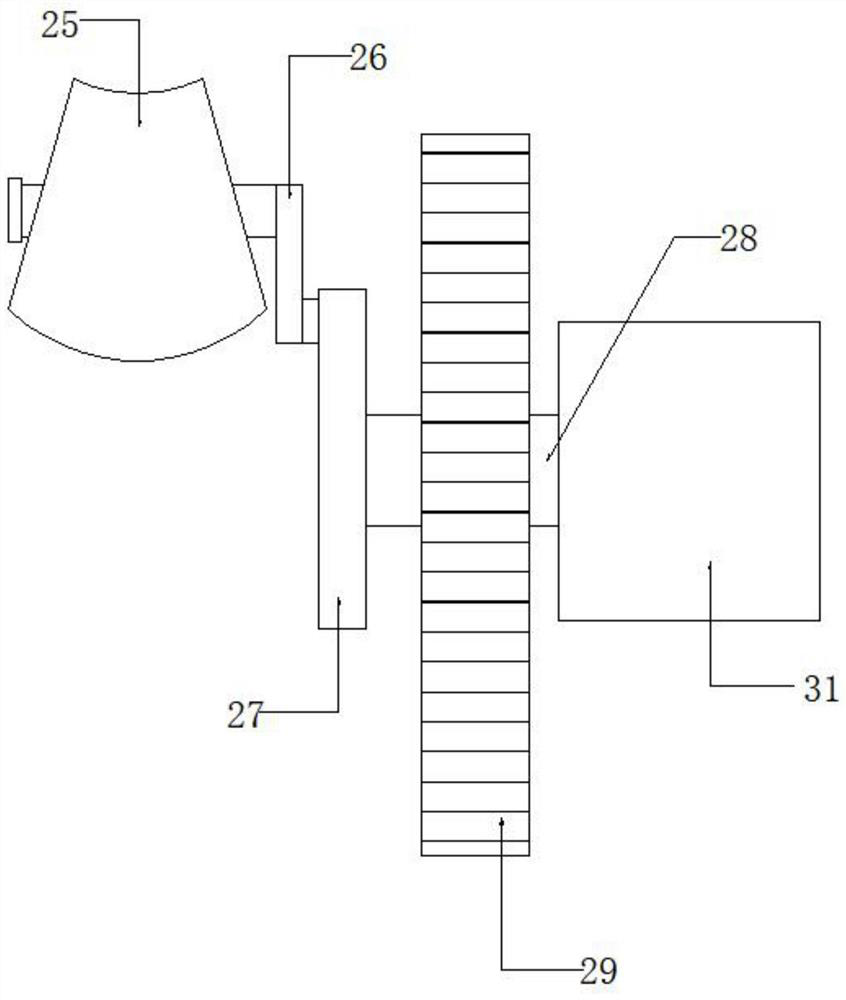 Waterwheel mechanism-based foot bath device for removing dead skin in toe gaps