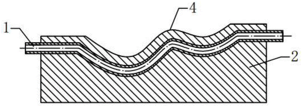 Injection mould with specially-shaped conformal cooling water channel and manufacturing method thereof