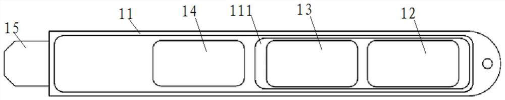 Underground exploring tube and three-component magnetic survey system