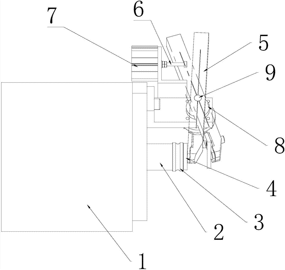 Bearing inner ring channel grinding tool