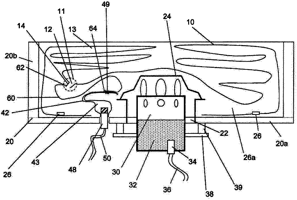 Airbag module with control unit