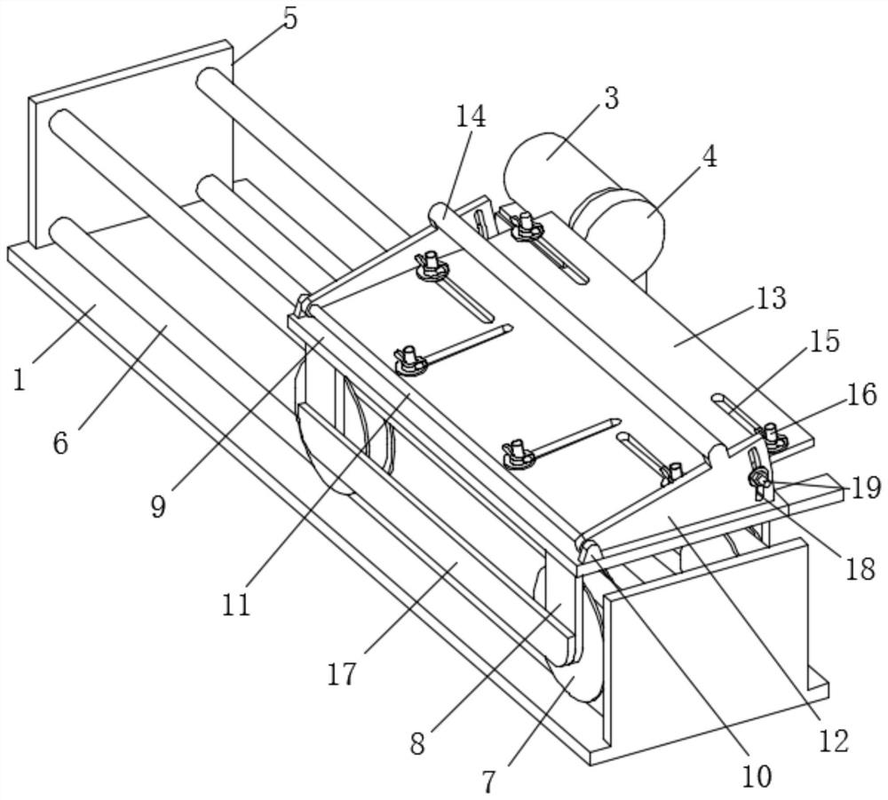 Knife grinding device for plastic packaging bag shearing knife