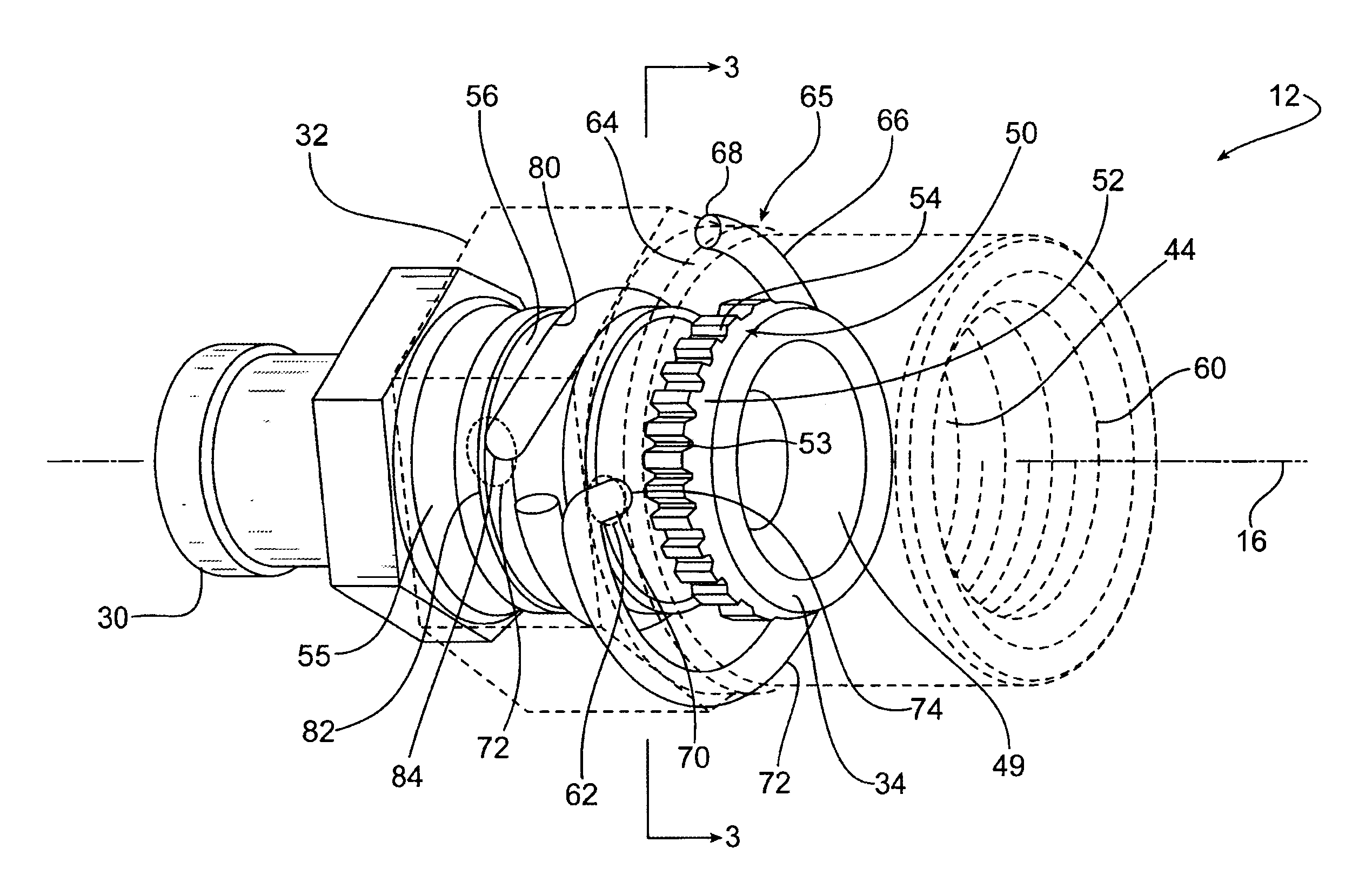 Lockwireless anti-rotation fitting