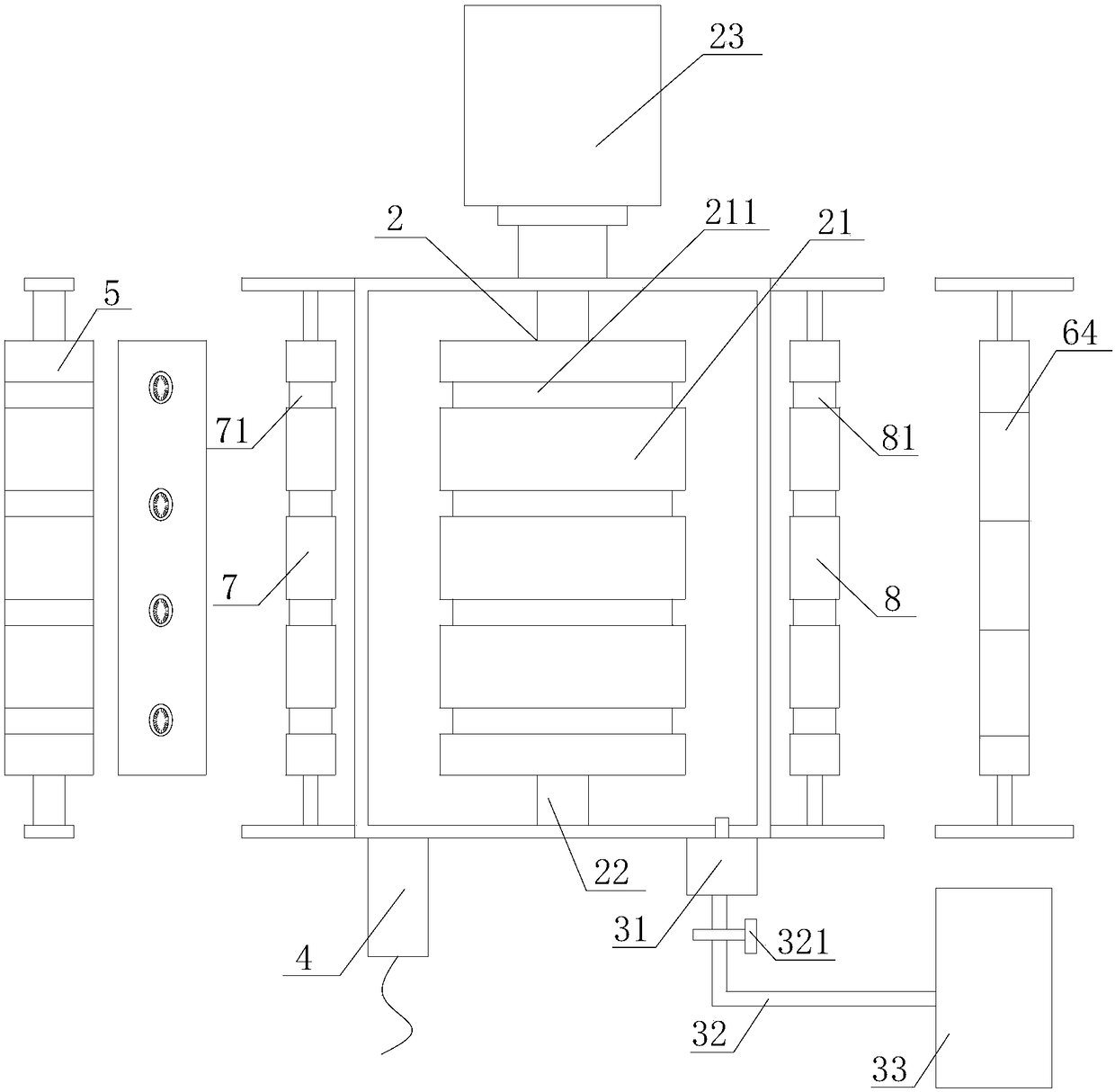 Oiling device of elasticizer