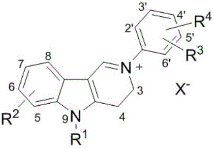 Carboline compounds, and synthetic method and anti-acetylcholinesterase activity thereof