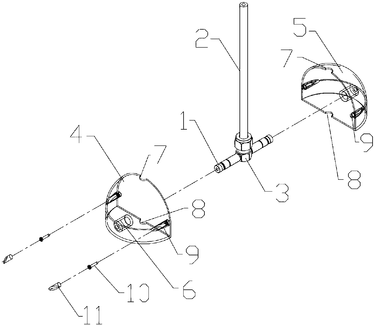 Spray nozzle scratch protecting device and humidifier comprising same