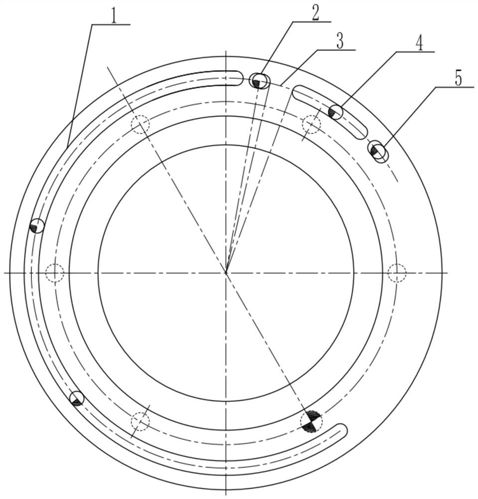 Bottle cap high-speed removing device based on gas distribution disc