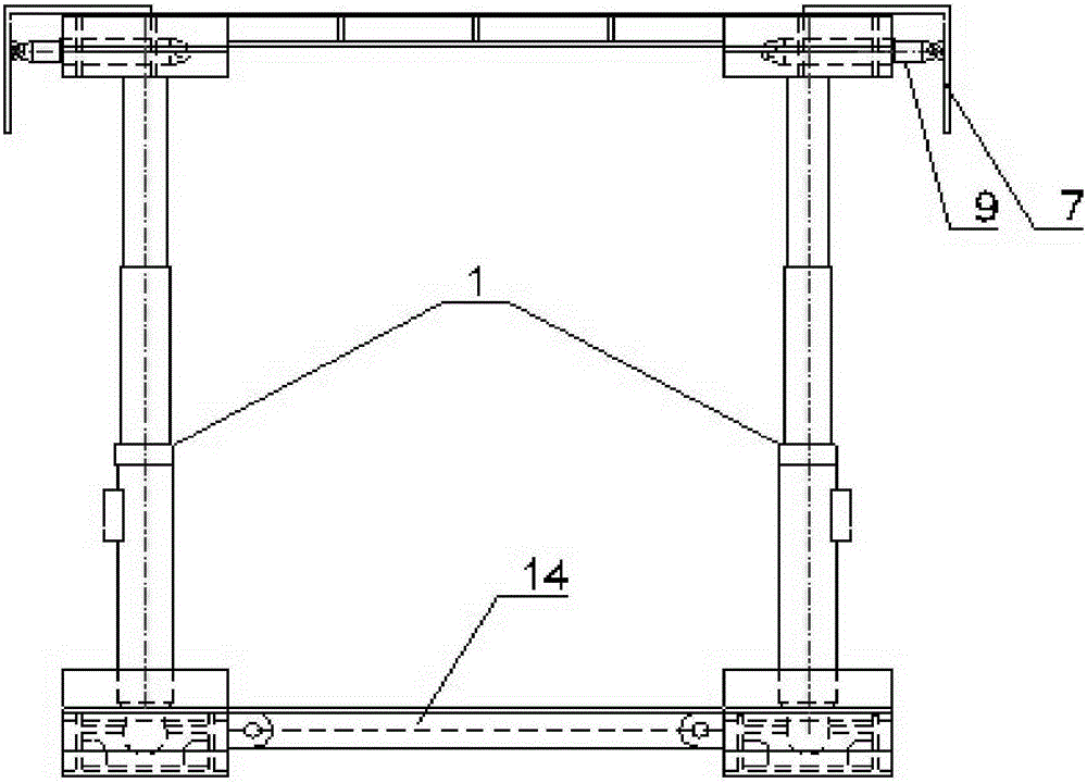 Self-moving type termination point hydraulic support based on parallel mechanism and application of termination point hydraulic support