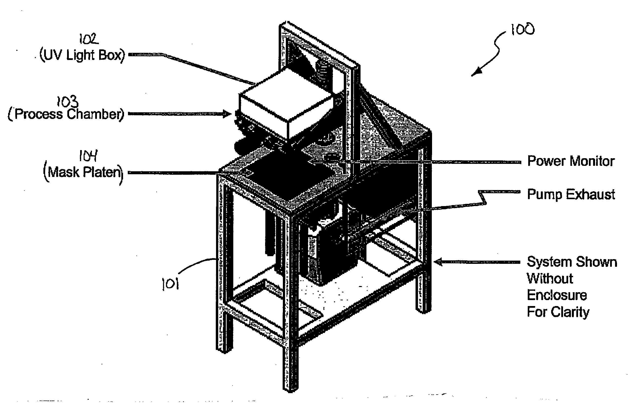 Reduced pressure irradiation processing method and apparatus