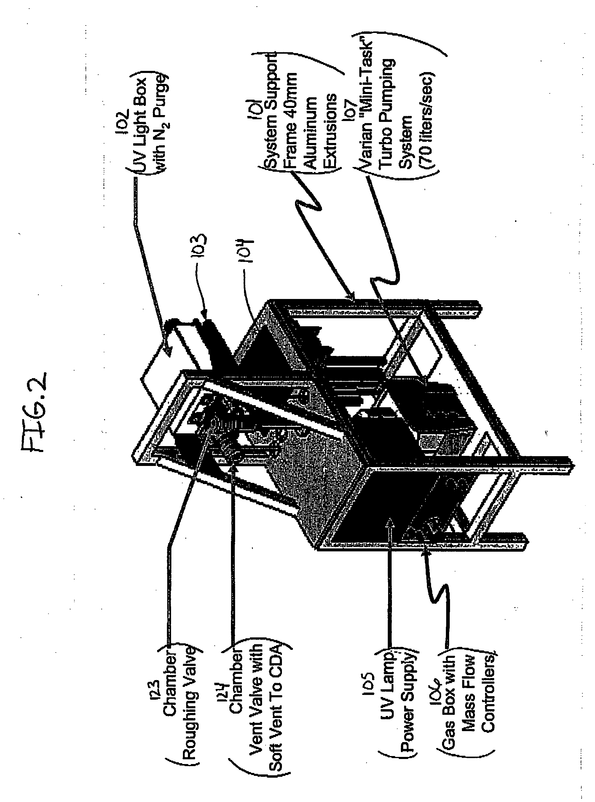 Reduced pressure irradiation processing method and apparatus