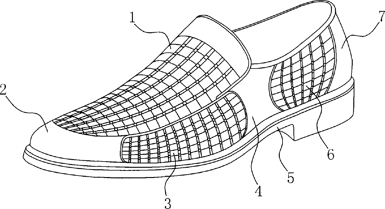 Environment friendly rush sandal and manufacture methods thereof