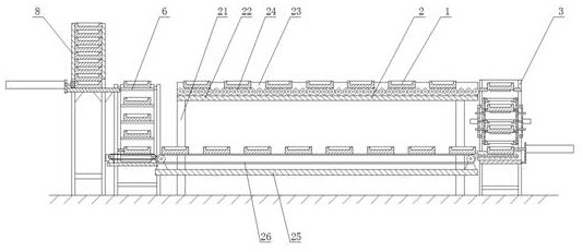 Carrier circulation conveying device