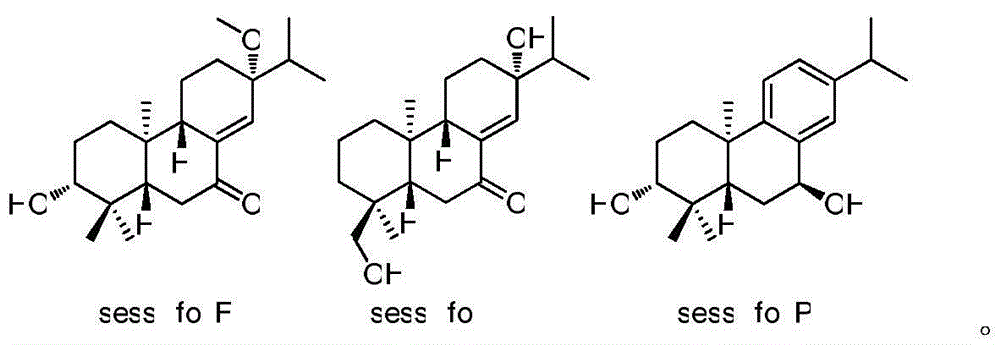 Abietane type diterpene enantiomer compounds, and preparation method and application thereof