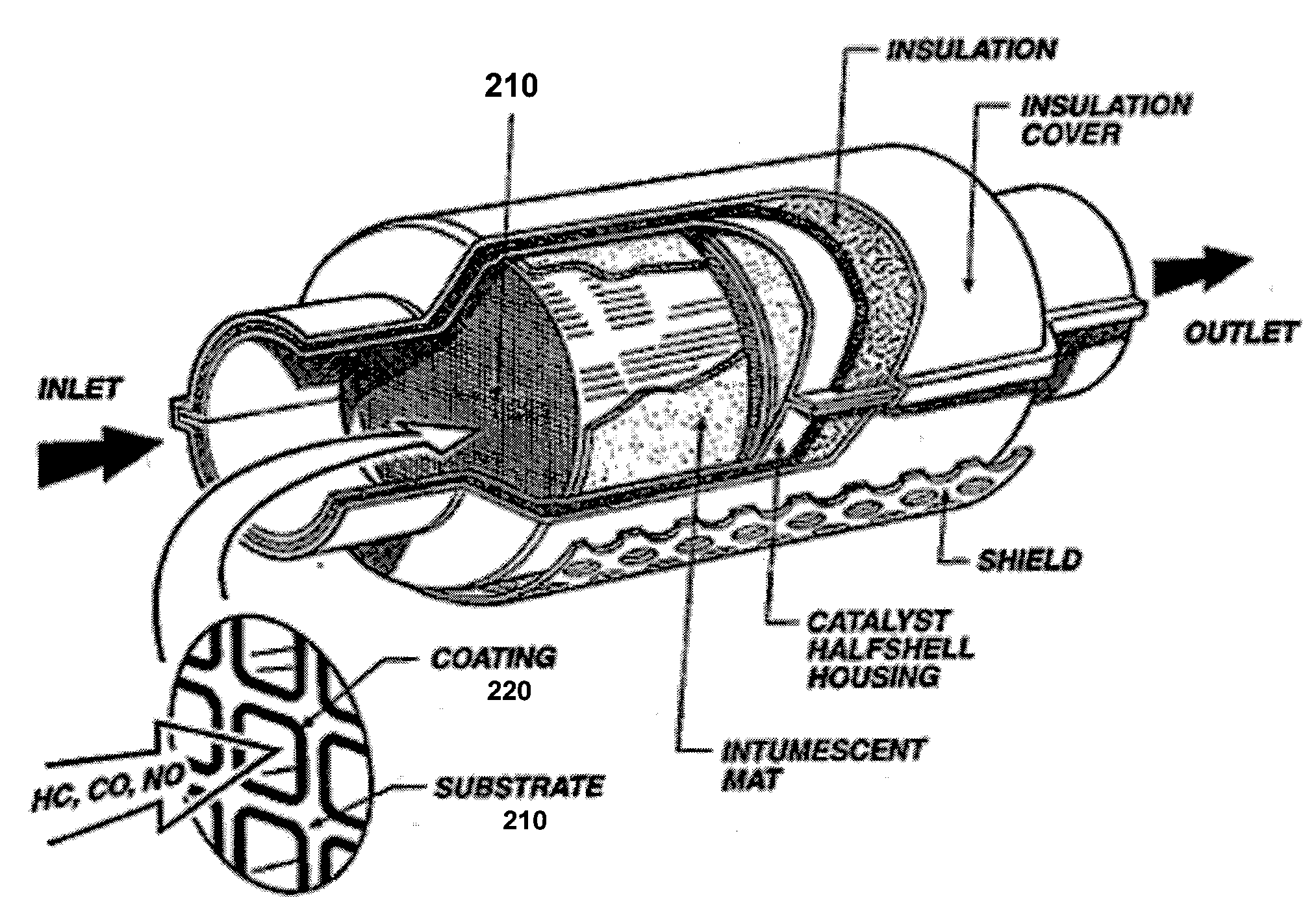 Engine Exhaust Catalysts Containing Palladium-Gold