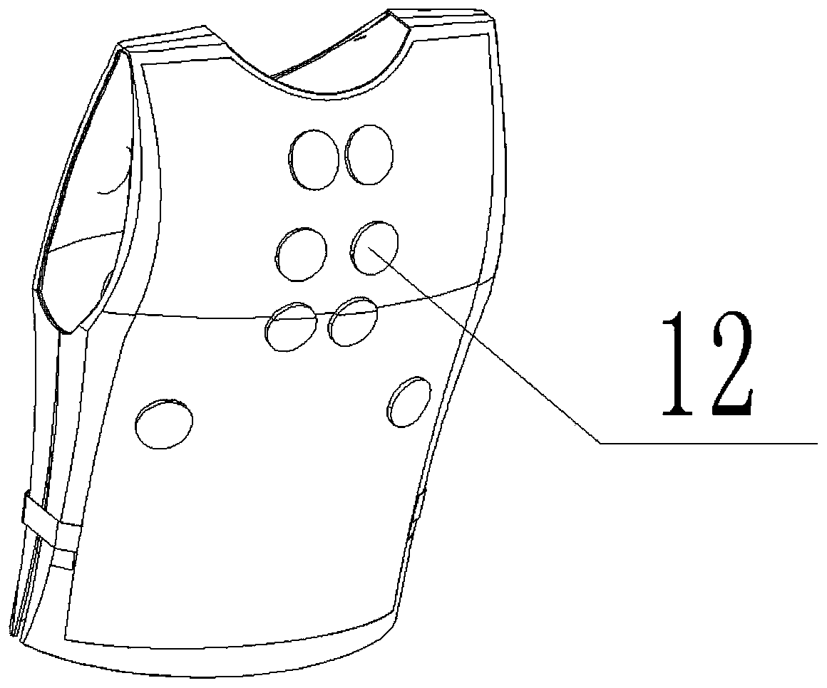 Close-fitting monitoring device and intelligent early-warning tracking system for respiratory diseases