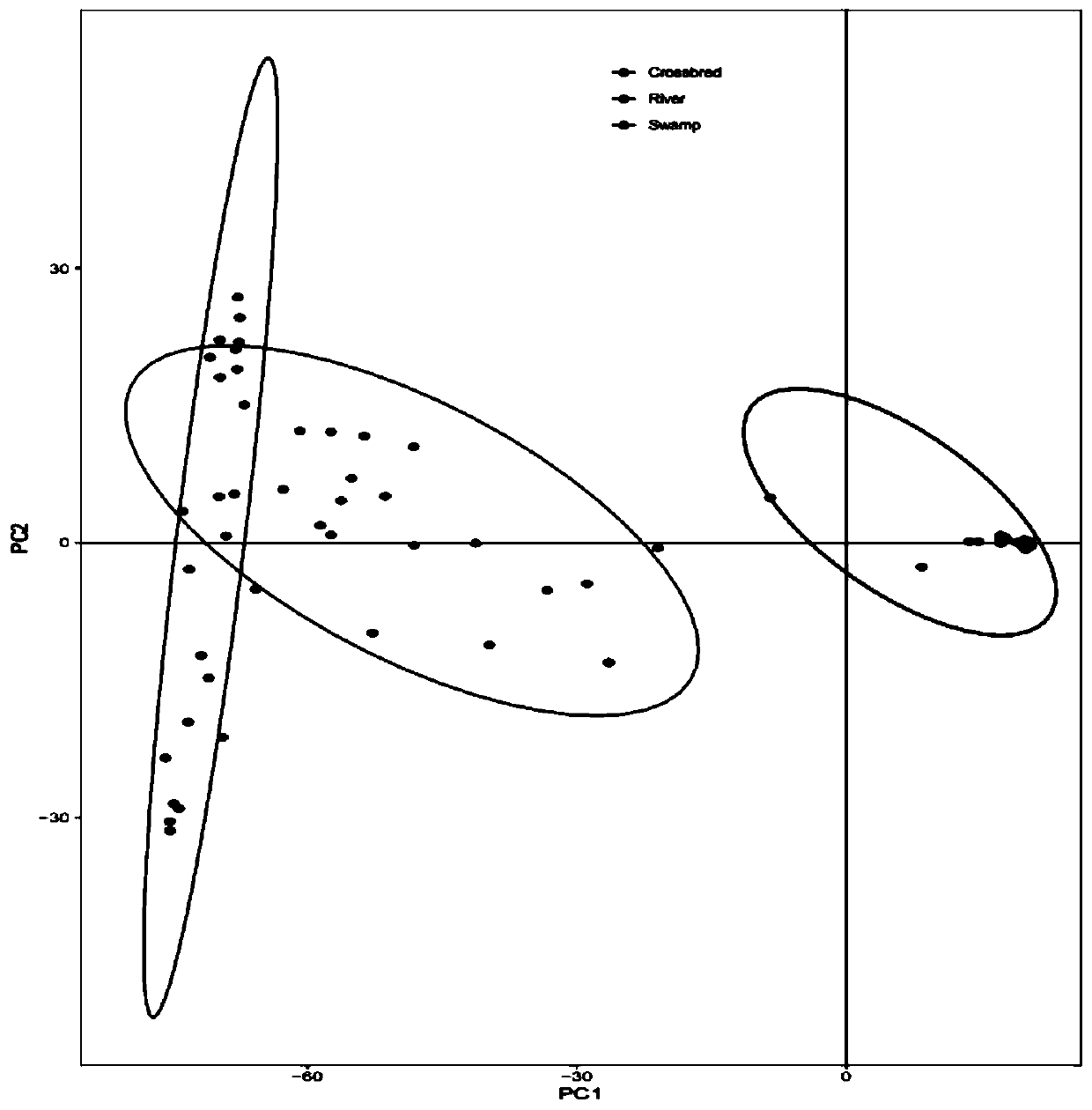 QTL related to buffalo milk production traits as well as screening method and application of QTL