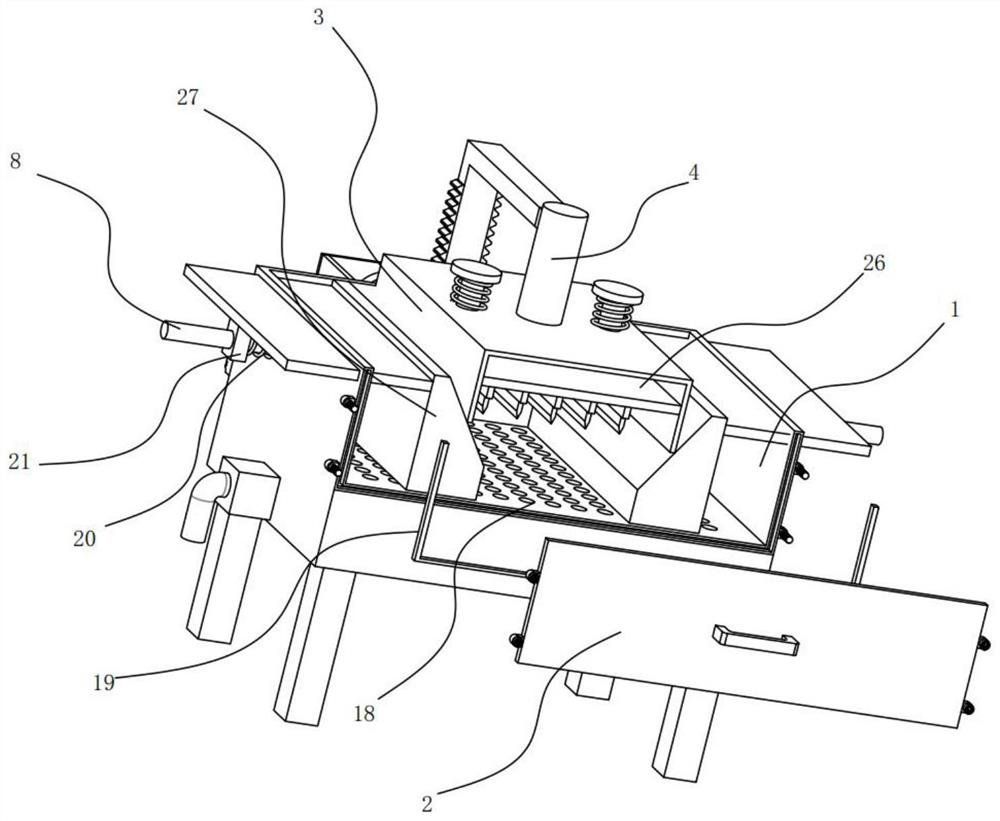 Plant extraction solid-liquid separation device for cosmetic preparation