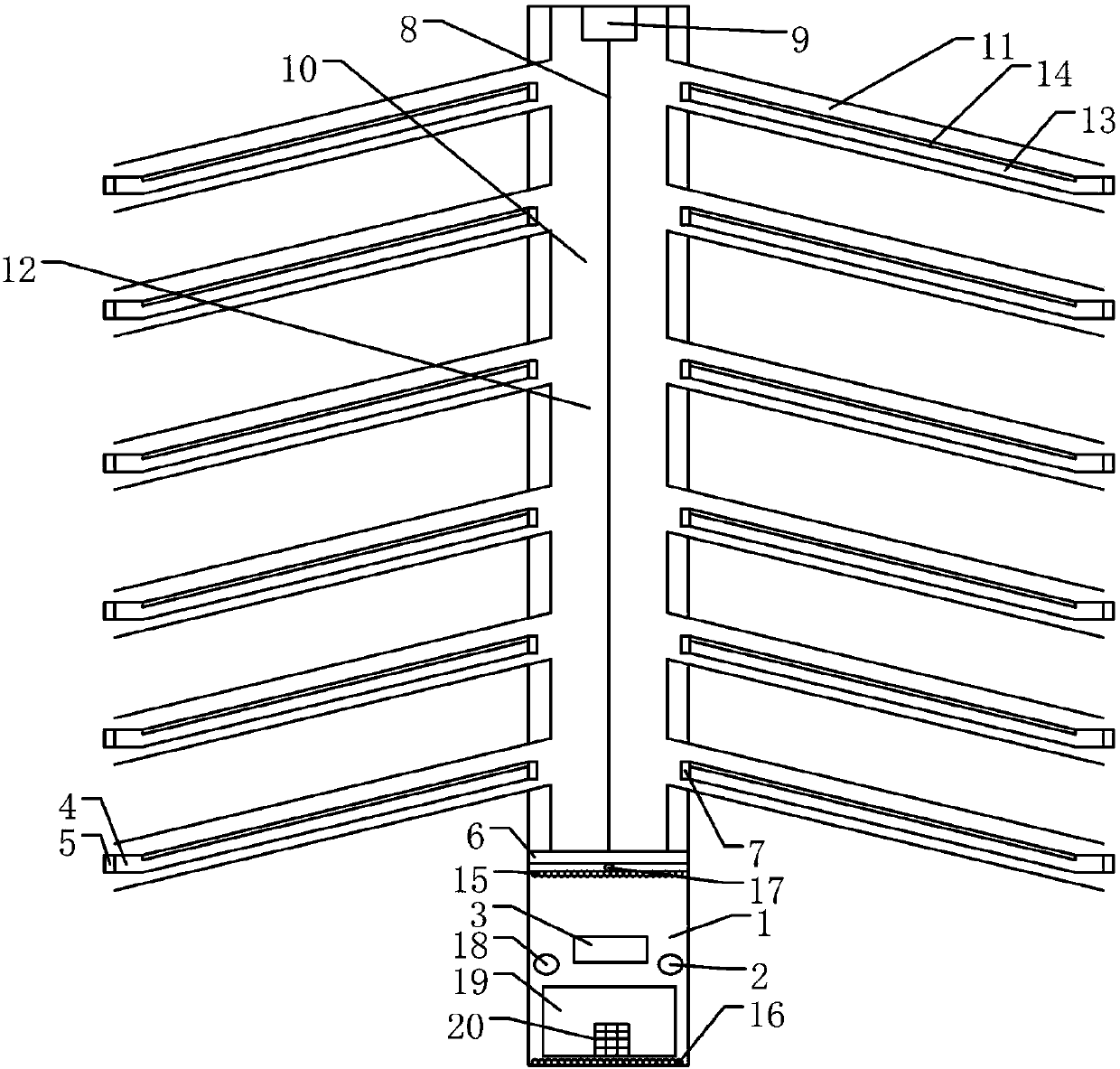 Express cabinet capable of saving space and special for intelligent three-dimensional community