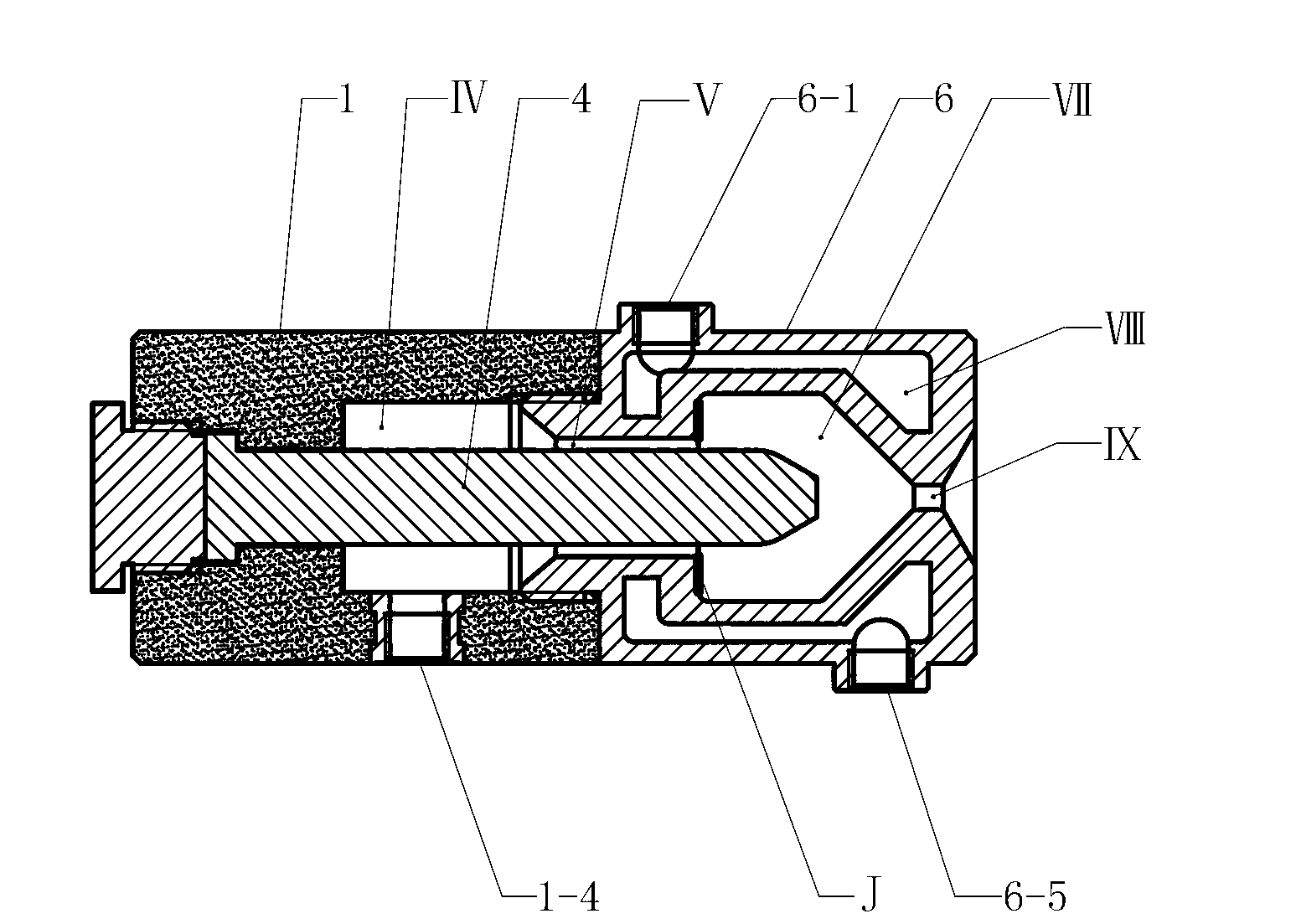 Internal arc plasma gun