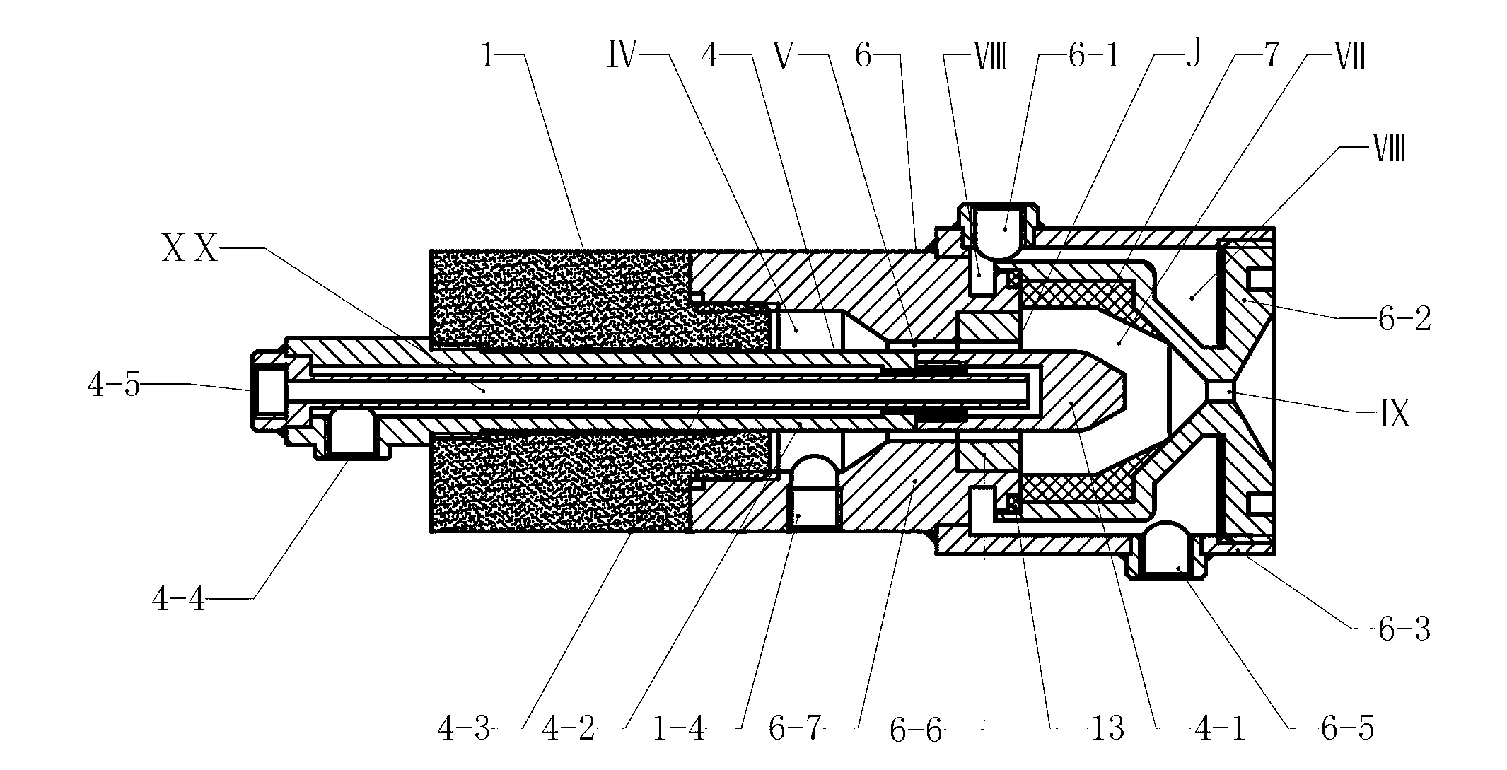 Internal arc plasma gun