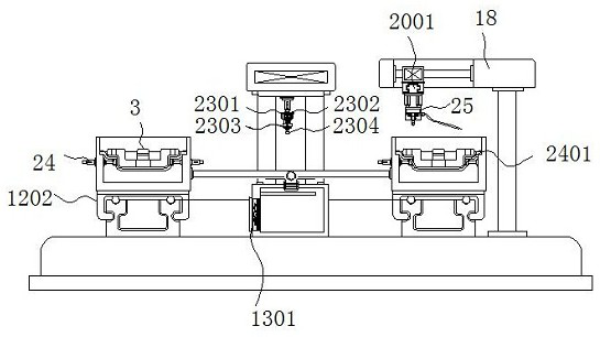 Automobile non-standard part polishing and chamfering device capable of carrying out centering detection on parts