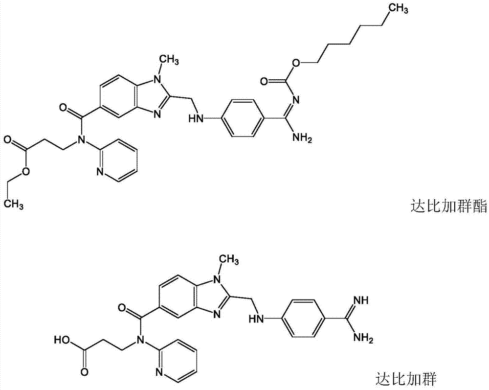 High-bioavailability dabigatran etexilate pharmaceutical composition