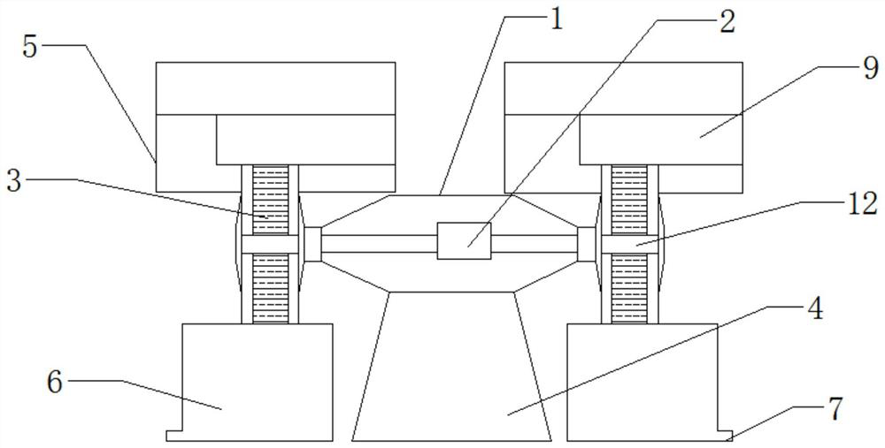 Polishing device for hardware lock machining