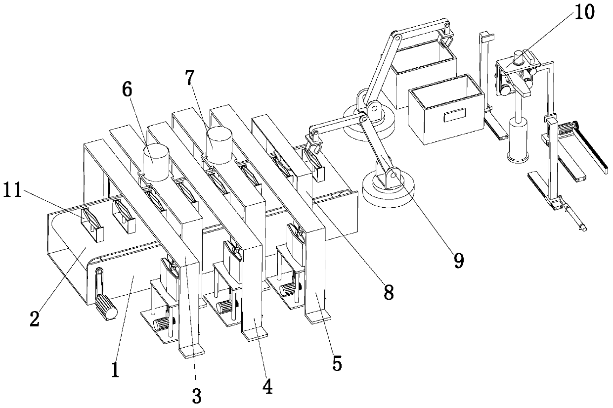 Automatic production equipment of sponge nail file, and technology therefor