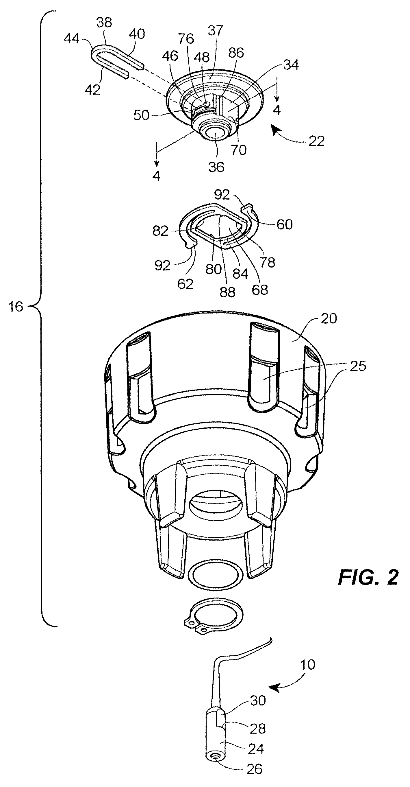 Torque limiting wrench for ultrasonic scaler tip insertion