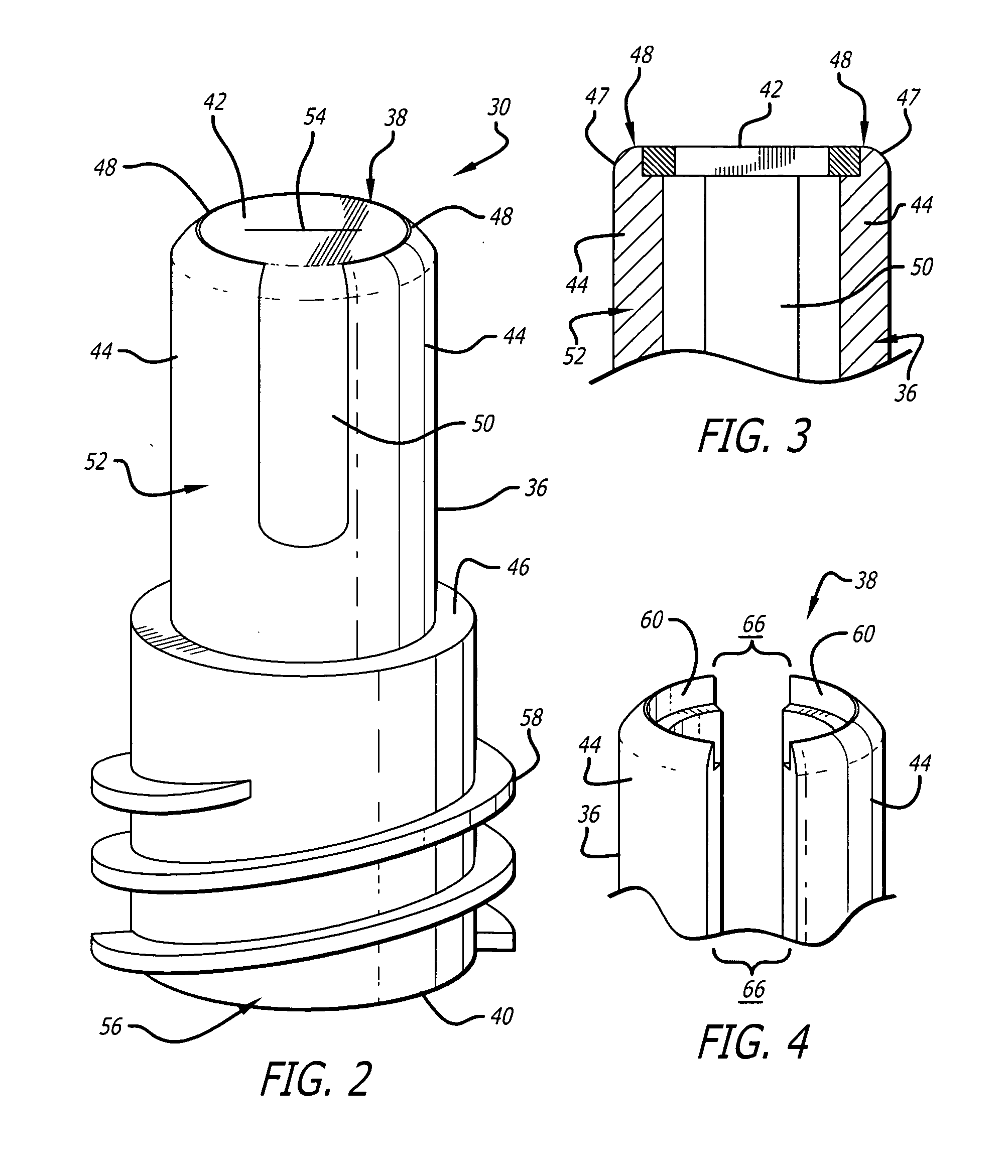 Self-sealing male connector device with collapsible body